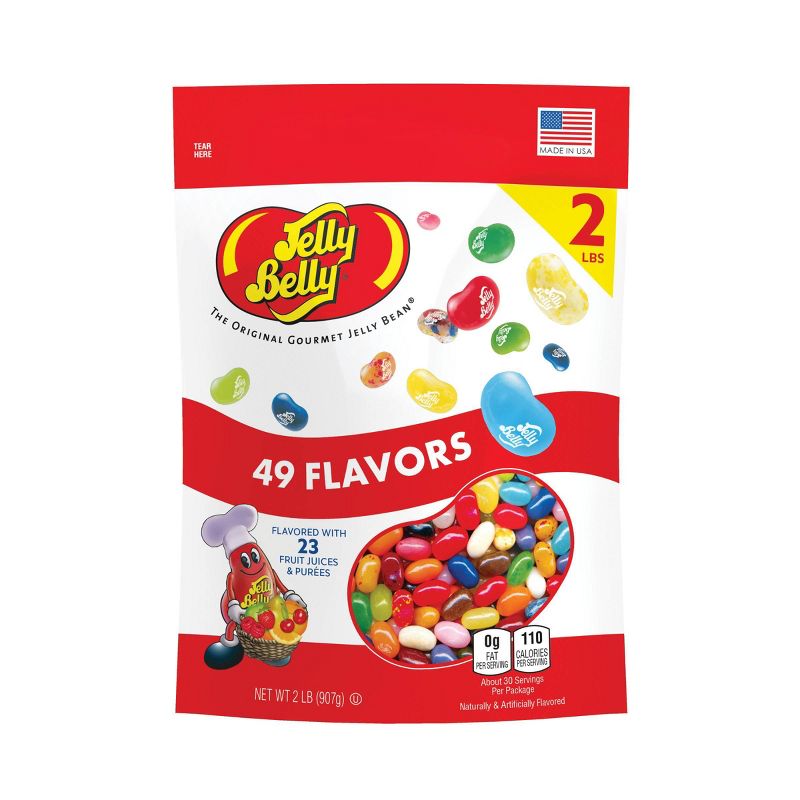 Jelly Belly 49 Flavor Candy Jelly Beans - 2lbs, 1 of 8