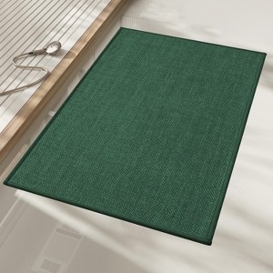 BAGOKIE Non-Slip Bath Mat Super Absorbent & Quick Dry Bathroom Rug - 1 of 4