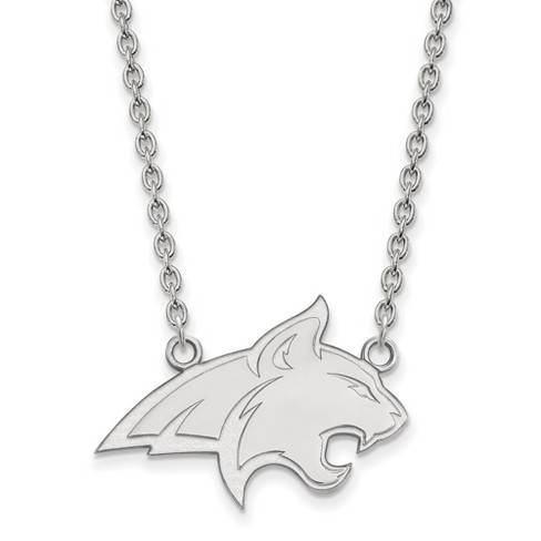 Black Bow Jewelry Sterling Silver Montana State Bobcats NCAA Necklace 18 Inch - image 1 of 4