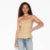 Women's Foldover Linen Blend Tube Top - Wild Fable™ - 2 of 3