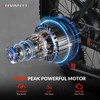 5TH WHEEL TIDE 2 Folding Utility Electric Bike - 1000W Peak, 20 mph, 45 Mile Range (PAS), 330 lbs Capacity, 20" Fat Tires, with Head + Tail Lights - 4 of 4