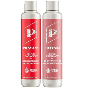 Pravana Repair Radiance Shampoo, 10 oz & Pravana Repair Radiance Conditioner, 10 oz DUO - 1 of 2