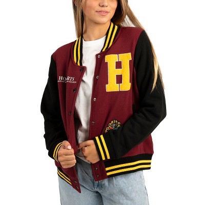 Harry Potter Women's Hogwarts Varsity Jacket-m : Target