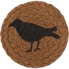 Heritage Farms Crow Jute Coaster Set of 6 - 2 of 4