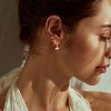 Freekiss 3 Pairs Gold Hoop Earrings Set: Dainty Stud Earrings Trendy Small 14K Gold Plated Hypoallergenic Dangle Cartilage - 2 of 4