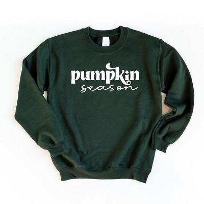 Simply Sage Market Women's Graphic Sweatshirt Pumpkin Season Cursive