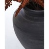 Signature Design by Ashley Meadie 12.25" Vase, Distressed Black Terra Cotta - 3 of 4