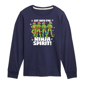 Boys' - Teenage Mutant Ninja Turtles - Get Into The Ninja Spirit Long Sleeve Graphic T-Shirt - 1 of 4