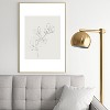 Megan Galante Floral Study No 3 Metal Framed Art Print - Deny Designs - 2 of 4