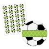 Big Dot of Happiness Goaaal - Soccer - Baby Shower or Birthday Party Circle Sticker Labels - 24 Count - image 2 of 4