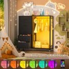 Aheaplus 45''W Rollway Dresser with Charge Station and LED Light, Chest With Drawers for Kids Room - 3 of 4