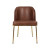 Meridian Furniture,Jagger Vegan Leather Dining Chair, Set of 2 - 3 of 4