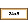 PosterPalooza | Panoramic Traditional Gold Picture Frame - UV Acrylic, Foam Board Backing, Hanging Hardware - 2 of 4