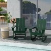 WestinTrends  Modern Adirondack Outdoor Rocking Chair (Set of 2) - 2 of 2