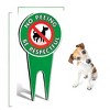 Signs Authority 6" x 12" Aluminum No Peeing Dog Sign - image 4 of 4