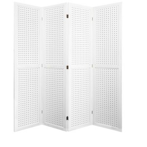 Dovelina 6FT Room Dividers, Wood Room Divider Partition Room Wooden Carved Folding Privacy Screens Foldable Panel Wall Divider for Office Restaurant - 1 of 4