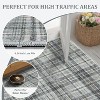 Washable Area Rug Non-Shedding & Easy Care Mat for Kitchen Dining Room Living Room Bedroom Home Decor, Modern Farmhouse Foldable Thin Non Slip Carpet - 3 of 4