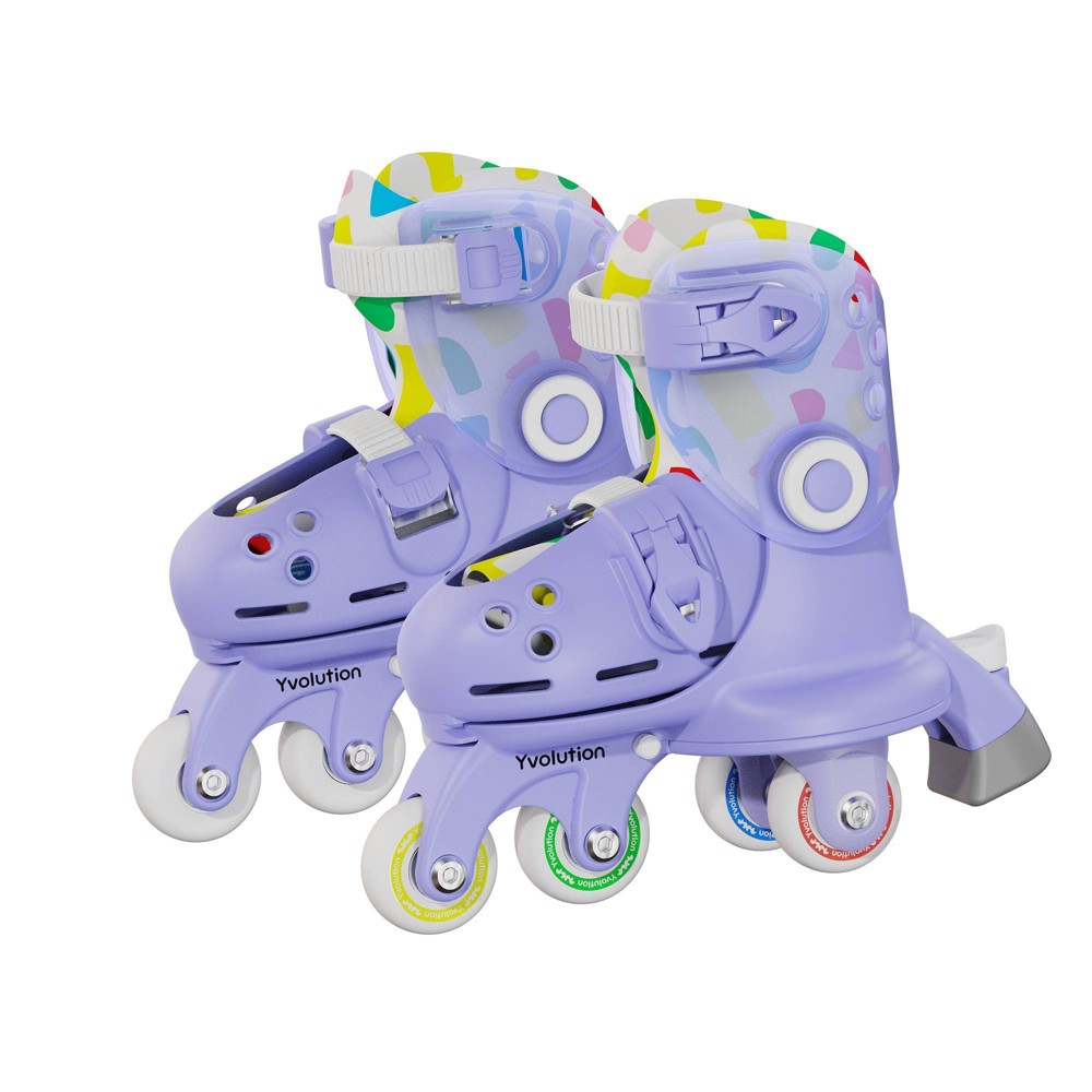 Yvolution Learner Kids' In-Line Skates - Purple (M)