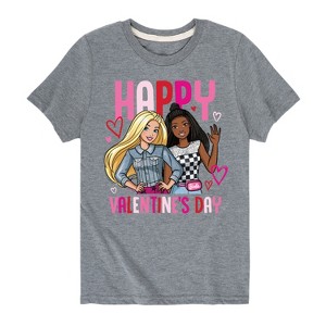 Boys' - Barbie - Happy Valentine's Day Short Sleeve Graphic T-Shirt - 1 of 4