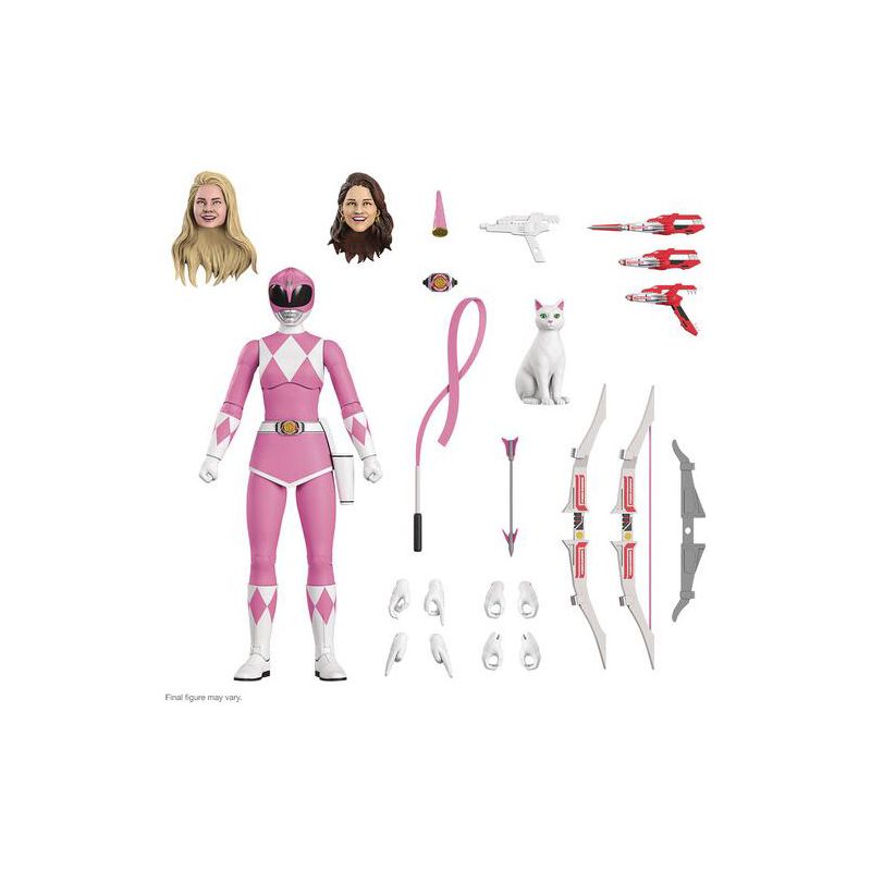Super7 - Mighty Morphin Power Rangers ULTIMATES! Wave 2 - Pink Ranger, 1 of 5