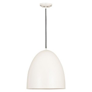 Z Studio Dome Pendant Light - Iron, 3 Bulbs, Dimmable, 19" Blue Shade, Perfect for Any Room - 1 of 1