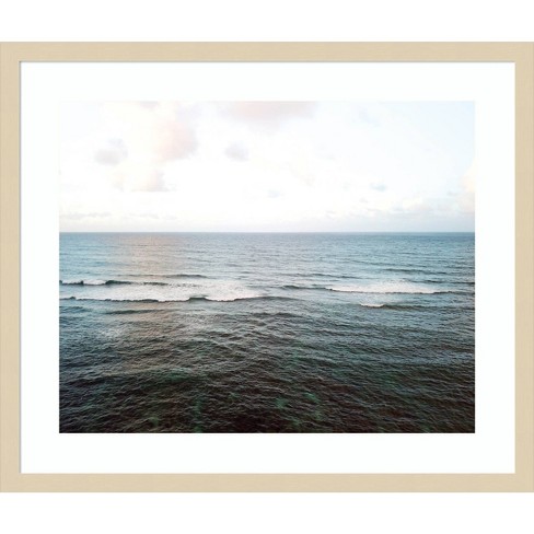 Studio Mcgee Sea Sky framed canvas wall art on sale