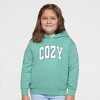 The Juniper Shop Cozy Worn Varsity Toddler Graphic Hoodie - 2 of 3