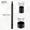 Unique Bargains Universal with Scale Mark Aluminum Alloy Bicycle Seat Post Black - 3 of 4