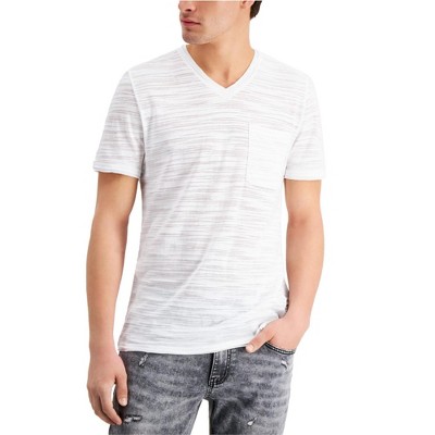 I.N.C International Concepts Mens Broken-Striped Basic T-Shirt