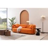 MAYEERTY Modern End Table, Fiberglass Side Table with Decoration, for Living Room, Bedroom, Guestroom - 3 of 4