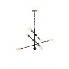 Elegant Lighting Axel 6 Lights Black Pendant - 3 of 4