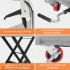 Hydraulic Lift Table Cart, Easy Lifting, 3mm Non-Slip Pads, Non-Leakage Hydraulic Pump, Manual Single Scissor Design - 2 of 4