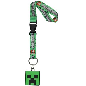 Minecraft Creeper Wrist Hand Lanyard For Keys Wallet - 1 of 4