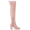 Allegra K Women's Halloween Round Toe Chunky Heel Over The Knee High Boots - 4 of 4