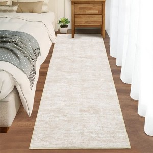 Area Rug, Living Room Machine Washable Rug, Modern Abstract Non-Slip Bedroom Rug, Solid Area Rug Home Decor - 1 of 4