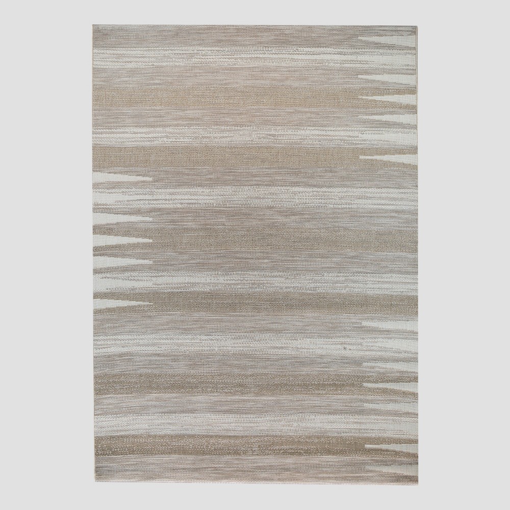 4' x 6' Left Right Left Outdoor Rug Beige - Project 62™