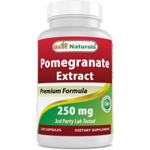 Best Naturals Pomegranate 250 mg 120 Capsules - 1 of 4