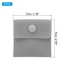 Unique Bargains Luxury Portable Soft Lightweight Jewelry Pouches with Snap Button 5 Pcs - 2 of 4
