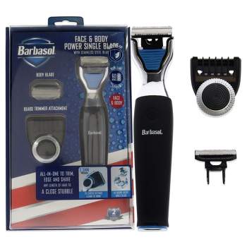 Barbasol Power Single Blade with Beard Trimmer - 1 Pc Trimmer