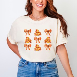 Simply Sage Market Coquette Candy Corn Chart Garment Dyed Tee - 1 of 4