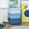 Qaba Kids Storage Unit Dresser Tower with Drawers Chest Toy Organizer for Bedroom Nursery Kindergarten Living Room for Boys Girls - 2 of 4