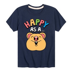 Boys' - Instant Message - Happy As A Quokka Short Sleeve Graphic T-Shirt - 1 of 4