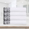 Charming Floral Accent Cotton Towel Set by Blue Nile Mills - 2 of 4