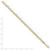 Black Bow Jewelry 4.3mm 10k Yellow Gold Hollow Curb Link Chain Necklace - 2 of 4