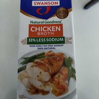 Swanson 100% Natural, Gluten-Free Chicken Broth, 48 Oz Carton