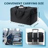 Men's and women's lightweight fitness bags, travel waterproof luggage bags with wet pockets, easy to clean travel bags - 3 of 4