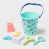 Whale Bucket Set Sand Toys 7pc - Sun Squad™ - 2 of 3