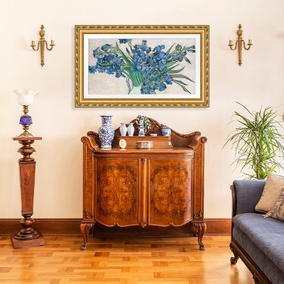 Ornate Gold Decorative Frame for 55" Samsung The Frame TV