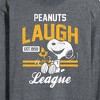 Men's - Peanuts - Peanuts Laugh League Long Sleeve Graphic T-Shirt - 2 of 4