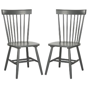 Parker Dining Chair - Charcoal Gray (Set of 2) - Safavieh